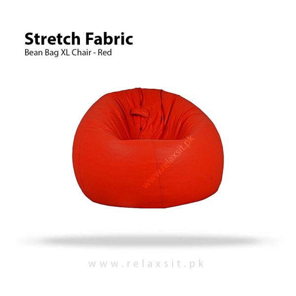 Relaxsit-Products-05, Stretch Fabric Bean Bag Xl Chair - Red, www.relaxsit.pk
