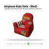 Relaxsit-Airplane Bean Bag Sofa For Kids - Red