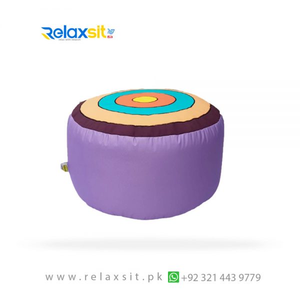 03-Relaxsit-Products-02 colorful round shape circles Bean Bag Stool