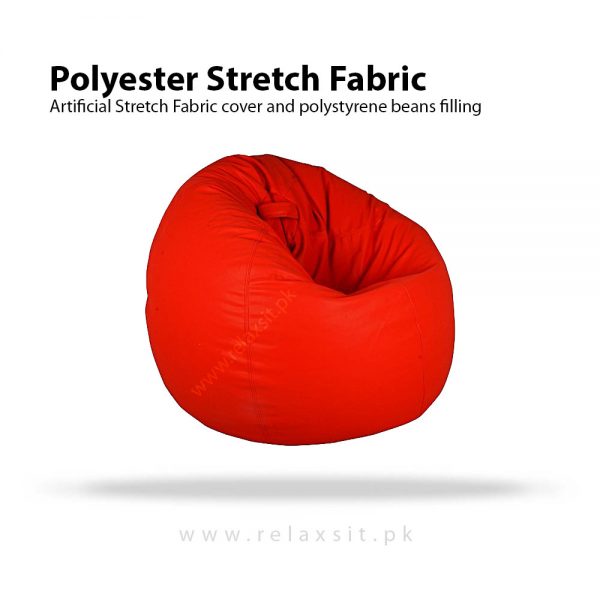 Relaxsit-Products-05-01, Stretch Fabric Bean Bag Xl Chair - Red, www.relaxsit.pk